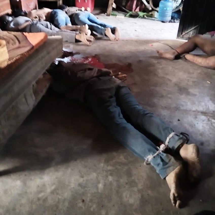 graphic police chase uncovers cartel killing house in mexican border state