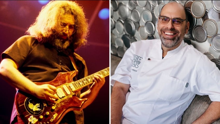 Jerry Garcia and chef Justin Cucci