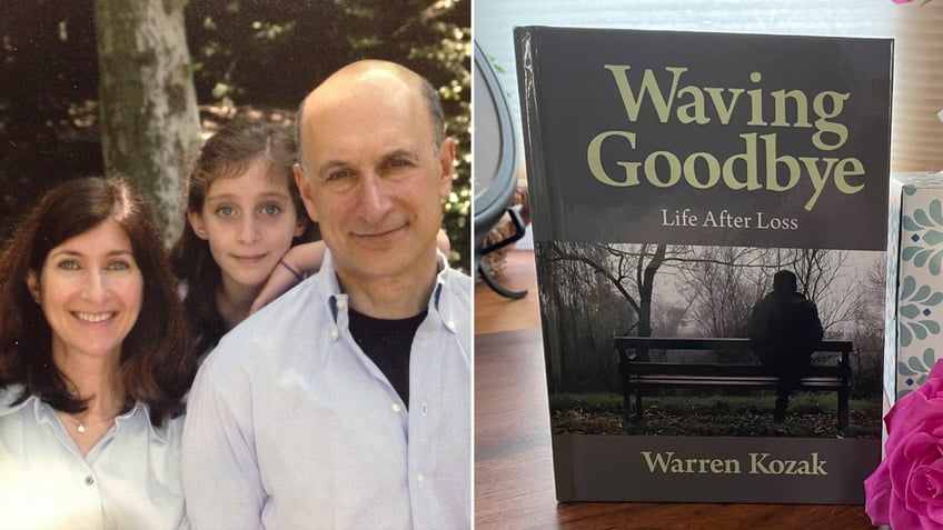 Waving Goodbye by Warren Kozak split with Lisa, Claire and Warren