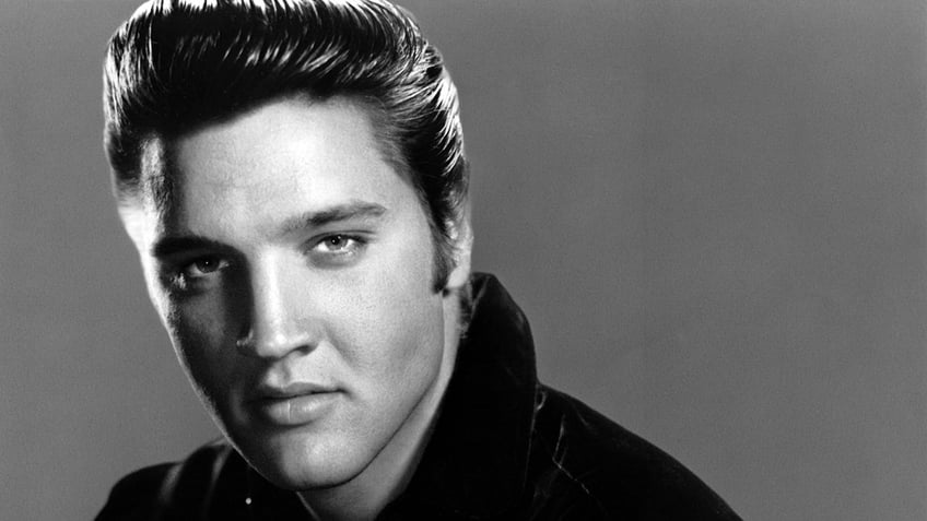 Portrait of Elvis Presley