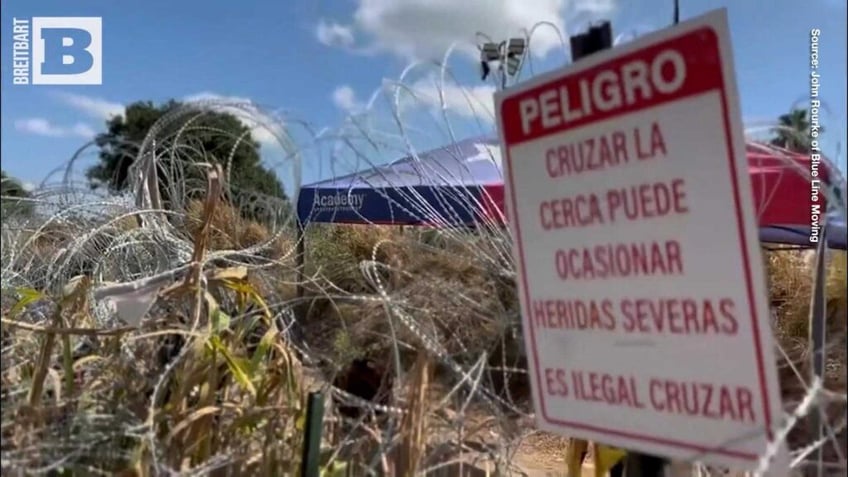 great american cleanup showcases the real border major crossing point has ladder texas tent