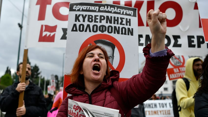 Greece protest