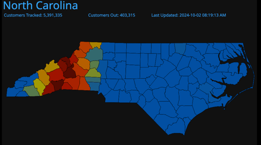 grid apocalypse hits carolinas 360 substations down power restoration could take months