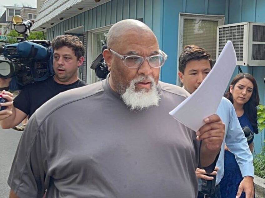 Concord, NH - June 14: Former Harvard Medical School morgue manager Cedric Lodge, 55, shie