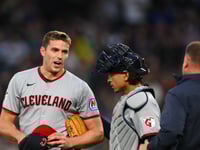 Guardians pitcher narrowly escapes serious injury after 106.6 mph line drive comes right toward his head