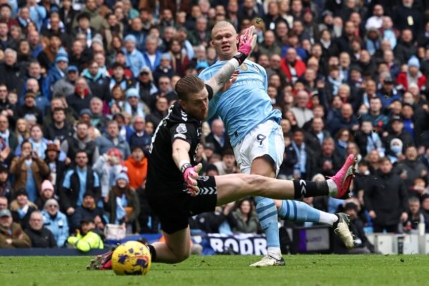 Erling Haaland (right) is back in goalscoring form ahead of Manchester City's trip to FC C