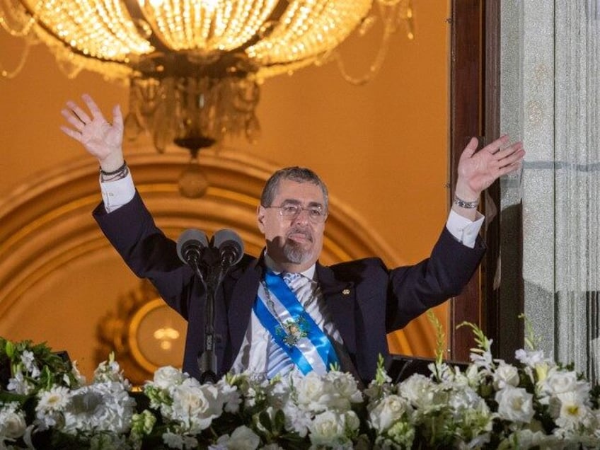 Bernardo Arévalo, Guatemala's president, speaks during an inauguration ceremony at the National Palace in Guatemala City, Guatemala, on Monday, Jan. 15, 2024. Anti-corruption campaigner Arévalo took over as Guatemala's president on Sunday after the US State Department helped him face down a campaign to block him from office. (Luis Echeverria/Bloomberg …