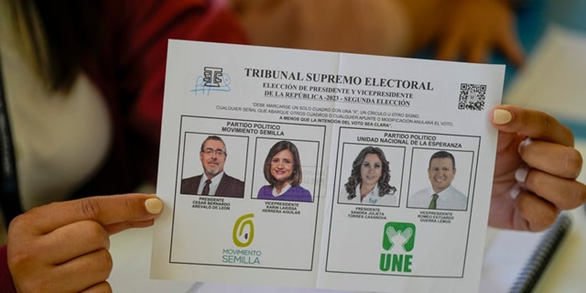 guatemalan presidential candidate wins in landslide but political elite could prevent him from taking office