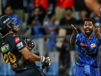 Gujarat edge Mumbai in last-ball thriller to top IPL table