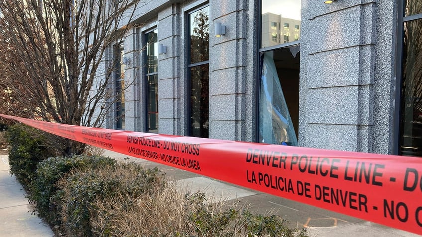 smashed windows at colorado supreme court