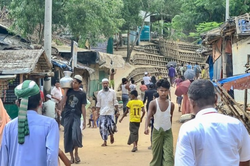 Rohingya refugees living in camps in Bangladesh endure squalid conditions