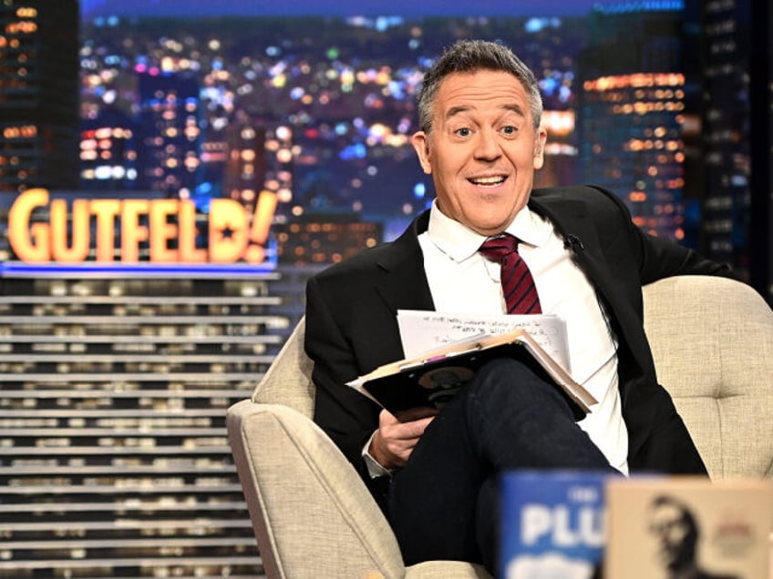 Greg Gutfeld hosts FNC’s "Gutfeld!" at Fox News Channel Studios on February 14