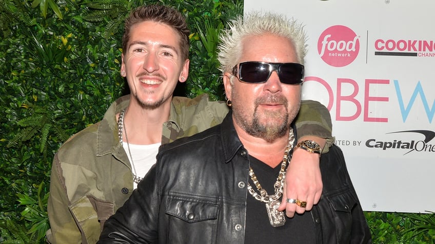 Guy Fieri and Hunter Fieri