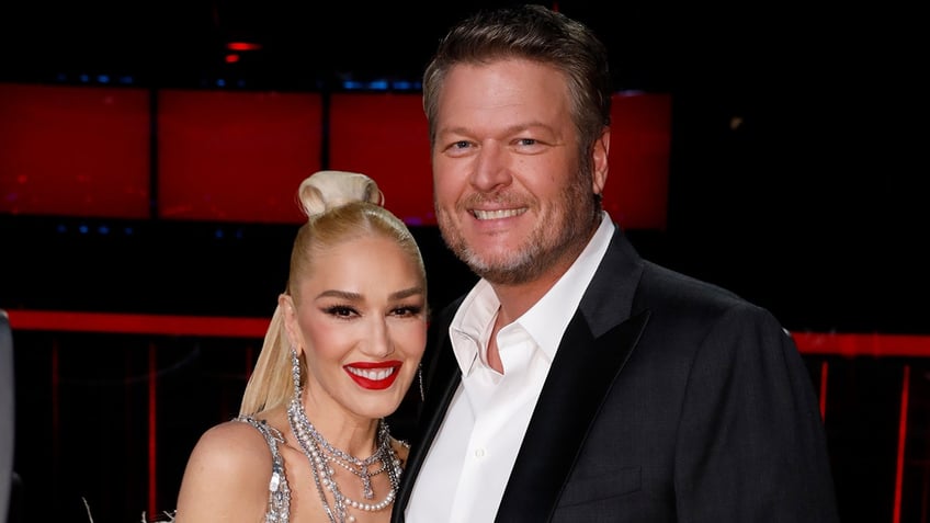 Blake Shelton and Gwen Stefani on the voice