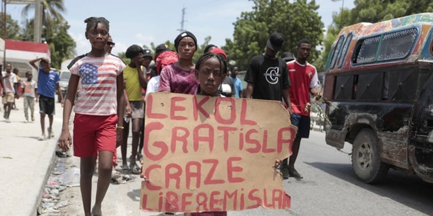 haitians protest american nurses kidnapping she is doing good work