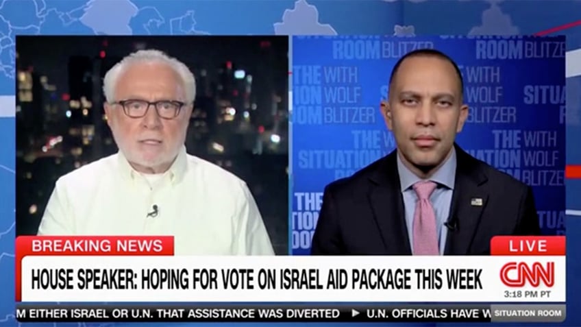 hakeem jeffries rejects squad members ethnic cleansing claim israel is not engaged in genocide