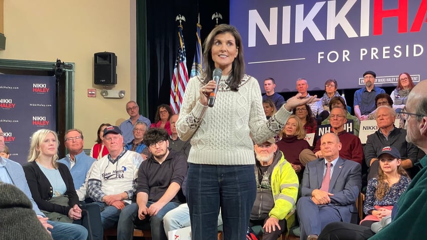 haley bolstered by the backing of a major conservative group is having a moment on the campaign trail