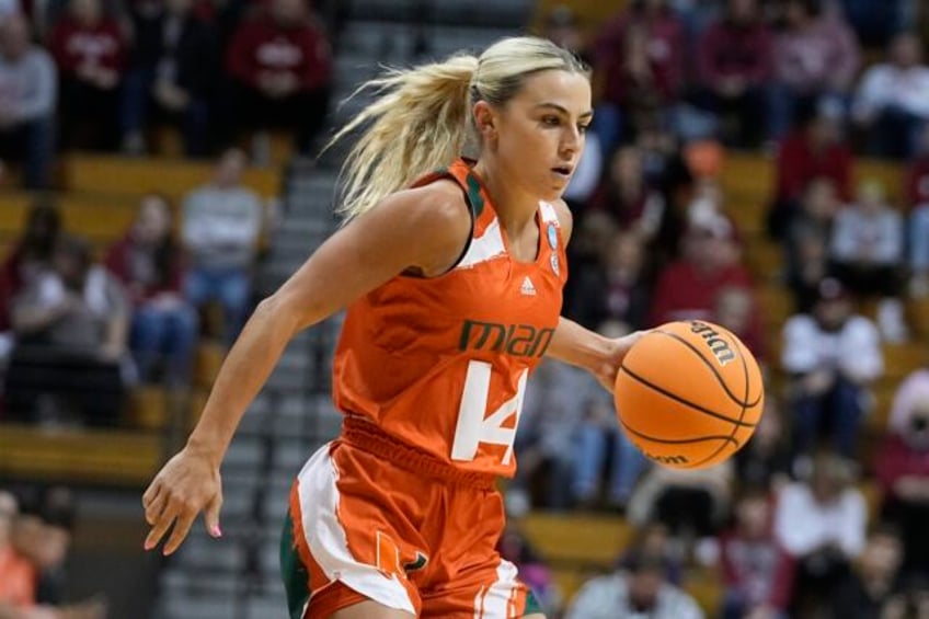 haley cavinder enters transfer portal ap source says she played at miami last season