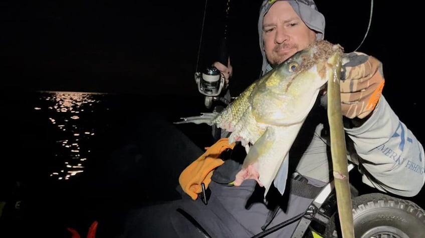 half eaten fish reeled in by connecticut anglers shows real problem fishermen face nationwide