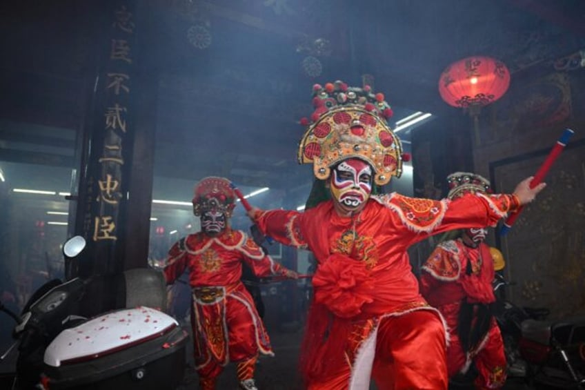 The Yingge dance -- literally "songs of heroes" -- originated in the cities of Shantou and