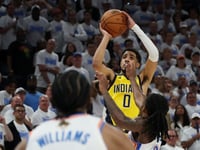 Haliburton’s last-second shot lifts Pacers over Thunder in NBA Finals