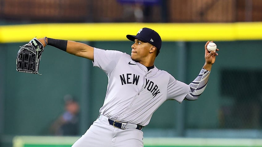 Juan Soto in outfield