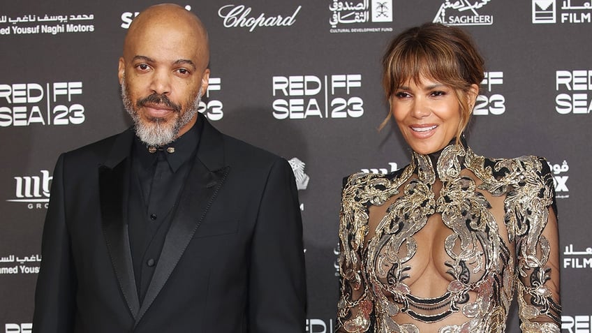 Van Hunt and Halle Berry at The Red Sea International Film Festival 2023