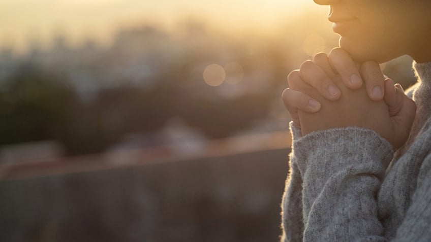 Woman praying