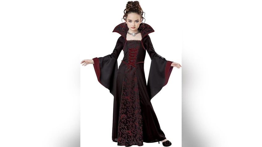 Little goths will love this vampire costume.