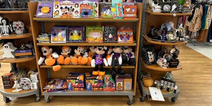 halloween decor swarms shelves in summer and social media users sound off already