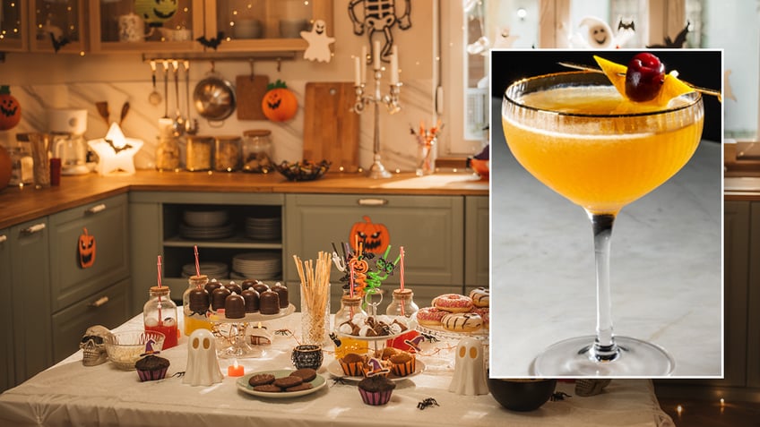 Halloween party and cocktail