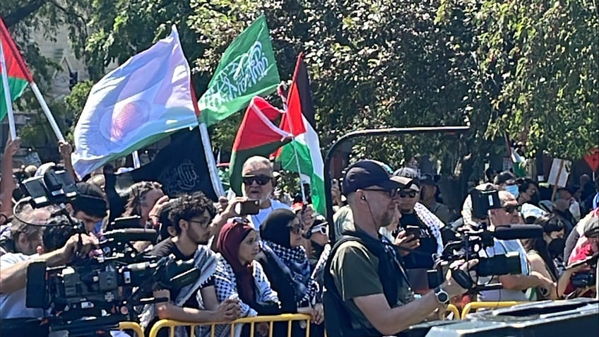 Hamas flag at DNC rally