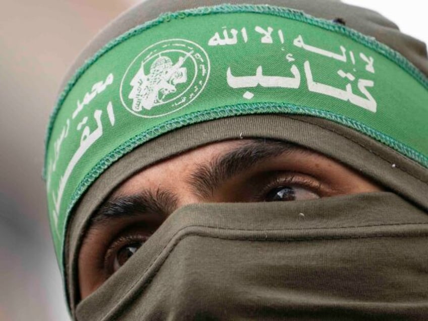 Hamas terrorist (Jon Minchillo / Associated Press)