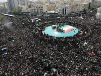 Hamas Leader Attends Raisi's Funeral In Tehran, Overseen By Ayatollah Khamenei