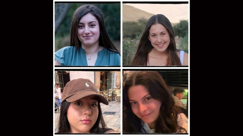 A combination picture shows Israeli hostages from left-to-right: Karina Ariev, Naama Levy, Liri Albag and Daniella Gilboa soldiers who were seized from their army base in southern Israel during the deadly October 7, 2023 attack by Hamas, in these undated handout pictures. Courtesy of Bring Them Home Now/Handout via REUTERS. THIS IMAGE HAS BEEN SUPPLIED BY A THIRD PARTY. MANDATORY CREDIT. NO RESALES. NO ARCHIVES     TPX IMAGES OF THE DAY