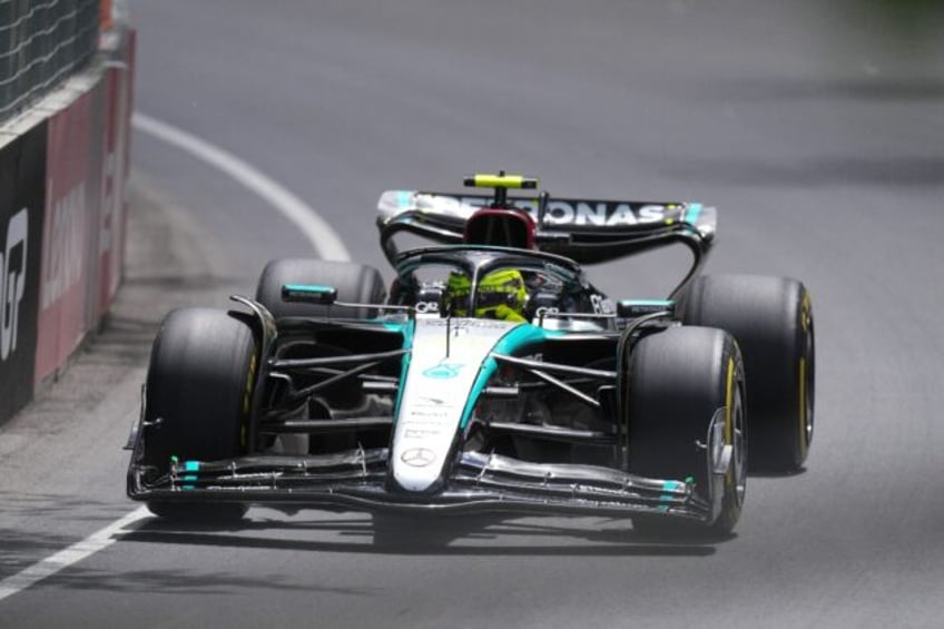 Mercedes driver Lewis Hamilton top in practice