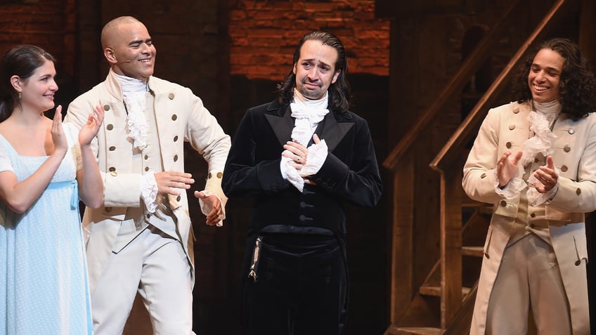 Lin Manuel-Miranda in Hamilton