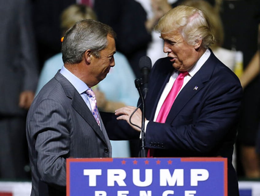 JACKSON, MS - AUGUST 24: Republican Presidential nominee Donald Trump, right, greets Unit