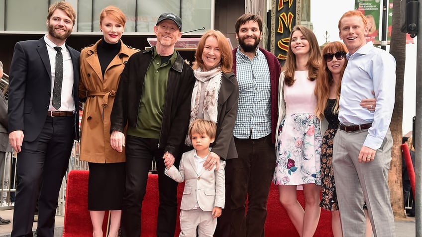 Ron Howard and his family
