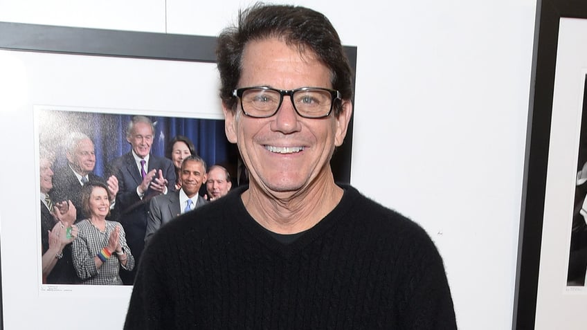 Anson Williams at an art gallery