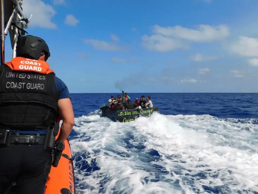 hard sight to see coast guard crews intercept migrants at sea desperate to reach us