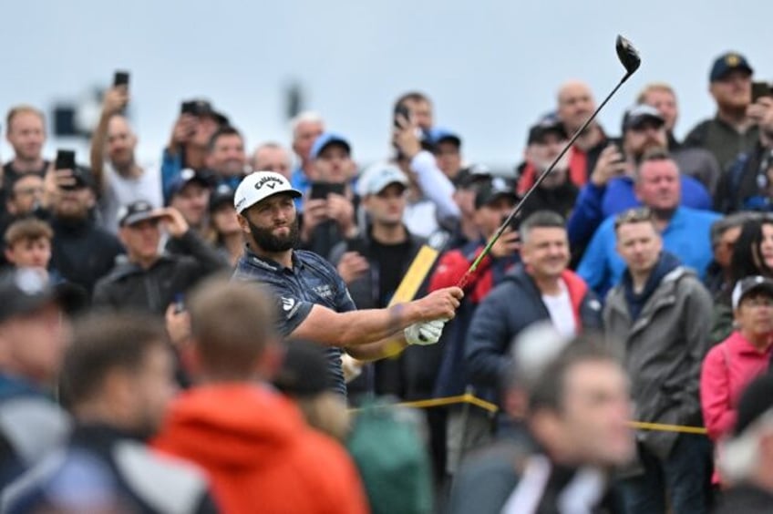 harman poised for british open glory despite rahms course record