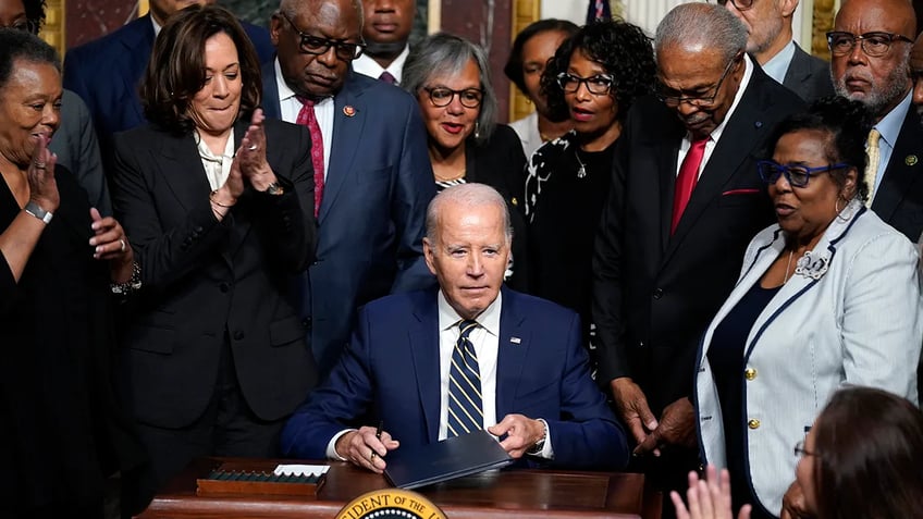 harris biden take veiled shots at desantis during emmett till national monument ceremony