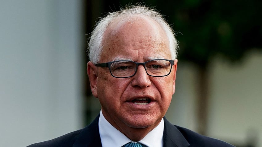 Minnesota Governor Tim Walz in closeup shot