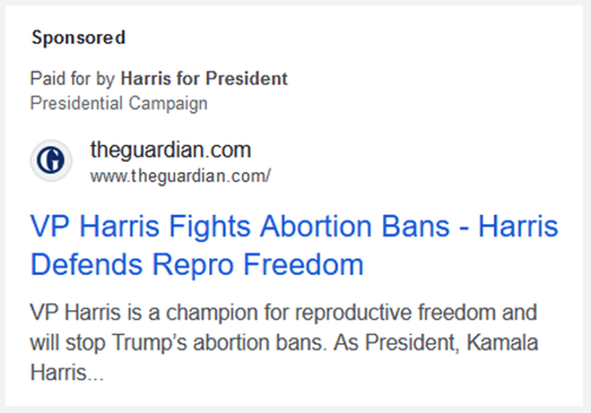 harris campaign busted spoofing news outlets in headline altering ad scheme