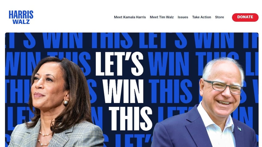 The Harris campaign website added an "Issues" page to its website that includes a policy platform from the Harris-Walz campaign. The addition comes 50 days after Joe Biden stepped aside in the race for president.