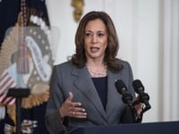 Harris holds S.F. fundraiser, Trump to attend Georgia-Alabama football game