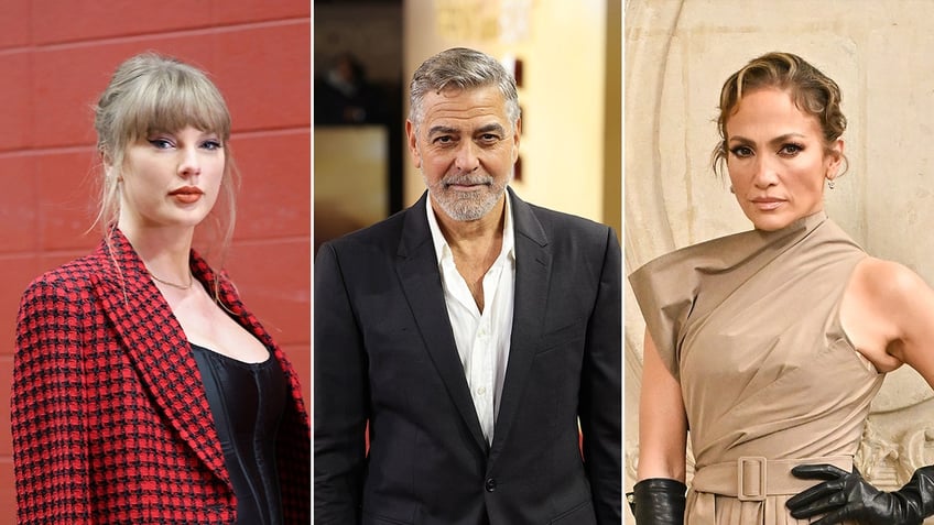 Taylor Swift, George Clooney, Jennifer Lopez