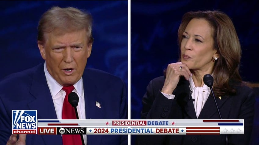 harris mocked for exaggerated facial expressions as trump spoke at debate comes across fake and weak