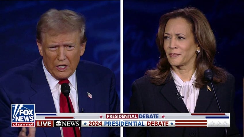 harris mocked for exaggerated facial expressions as trump spoke at debate comes across fake and weak